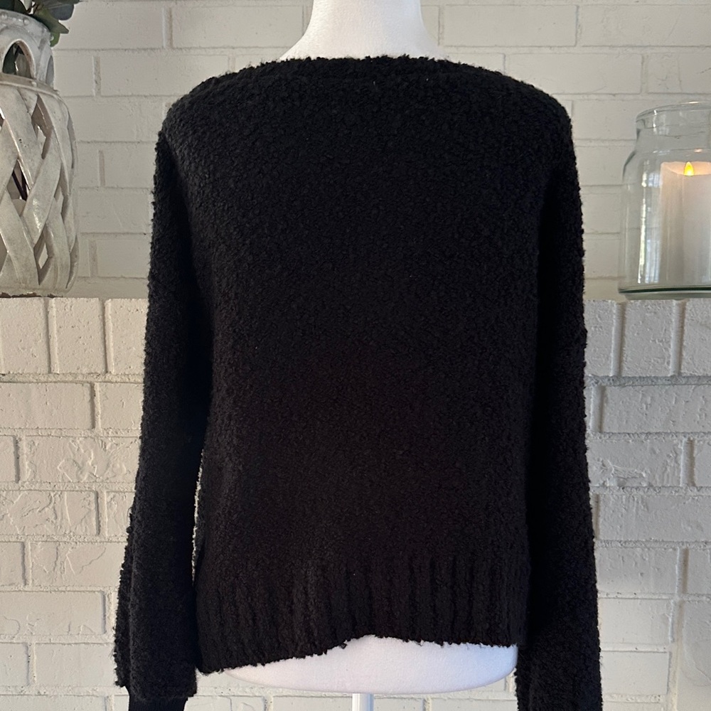 Bar III Textured Black Sweater - Picture 5 of 13